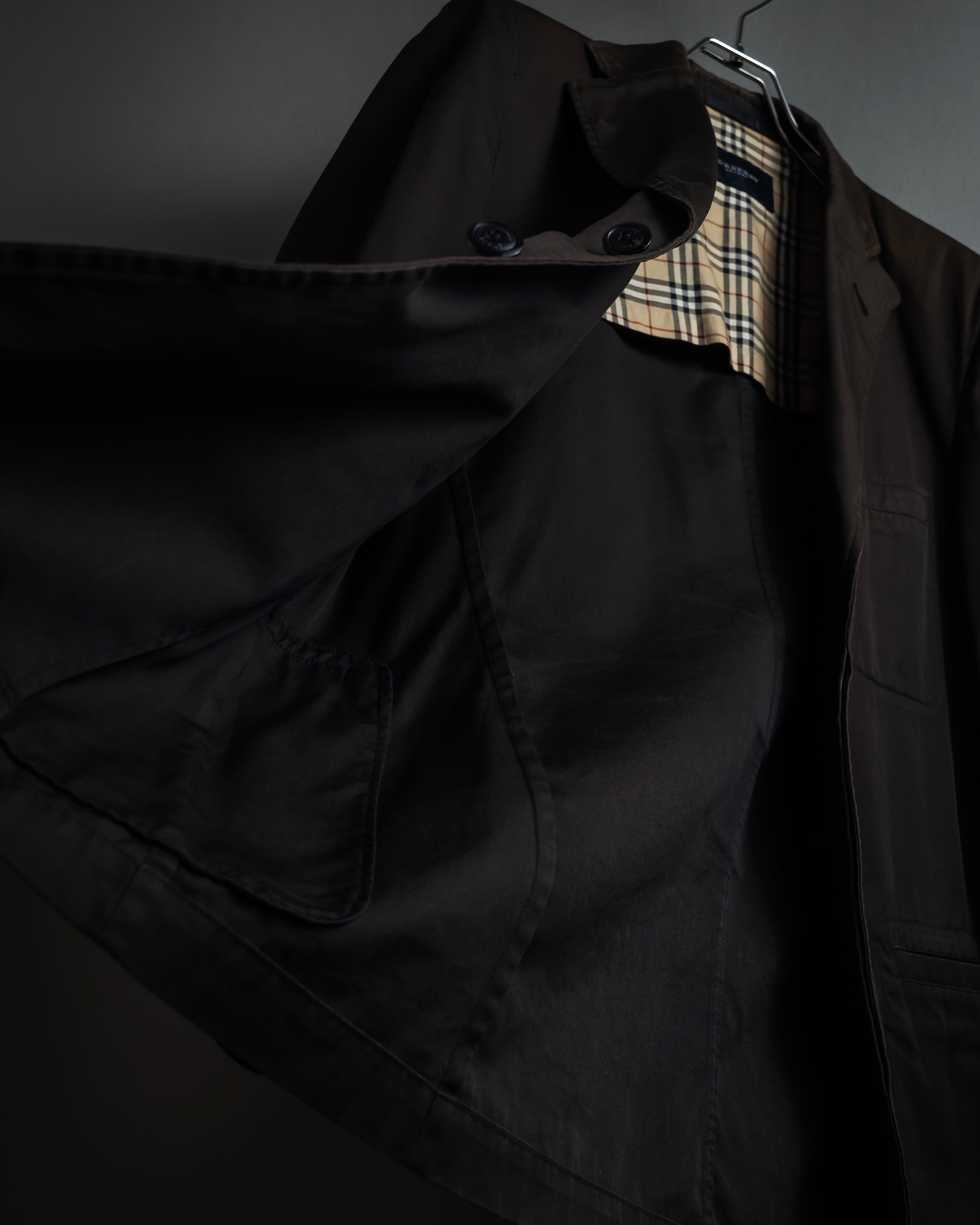 "BURBERRY" Cotton faded tailored jacket