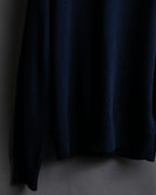 "MAISON MARGIELA" 16AW elbow patch design navy color knit