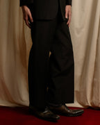 "YVES SAINT LAURENT" Strongly tailored shaped wool set up