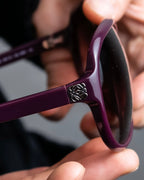 "LOEWE" Butterfly frame wine red sunglasses