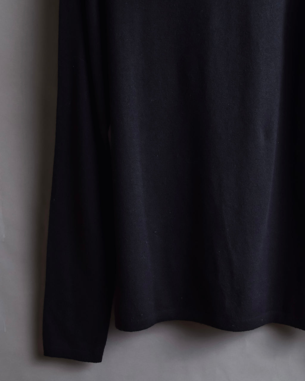 "DIOR" Edith Slimane period double high neck processing knit