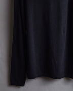 "DIOR" Edith Slimane period double high neck processing knit