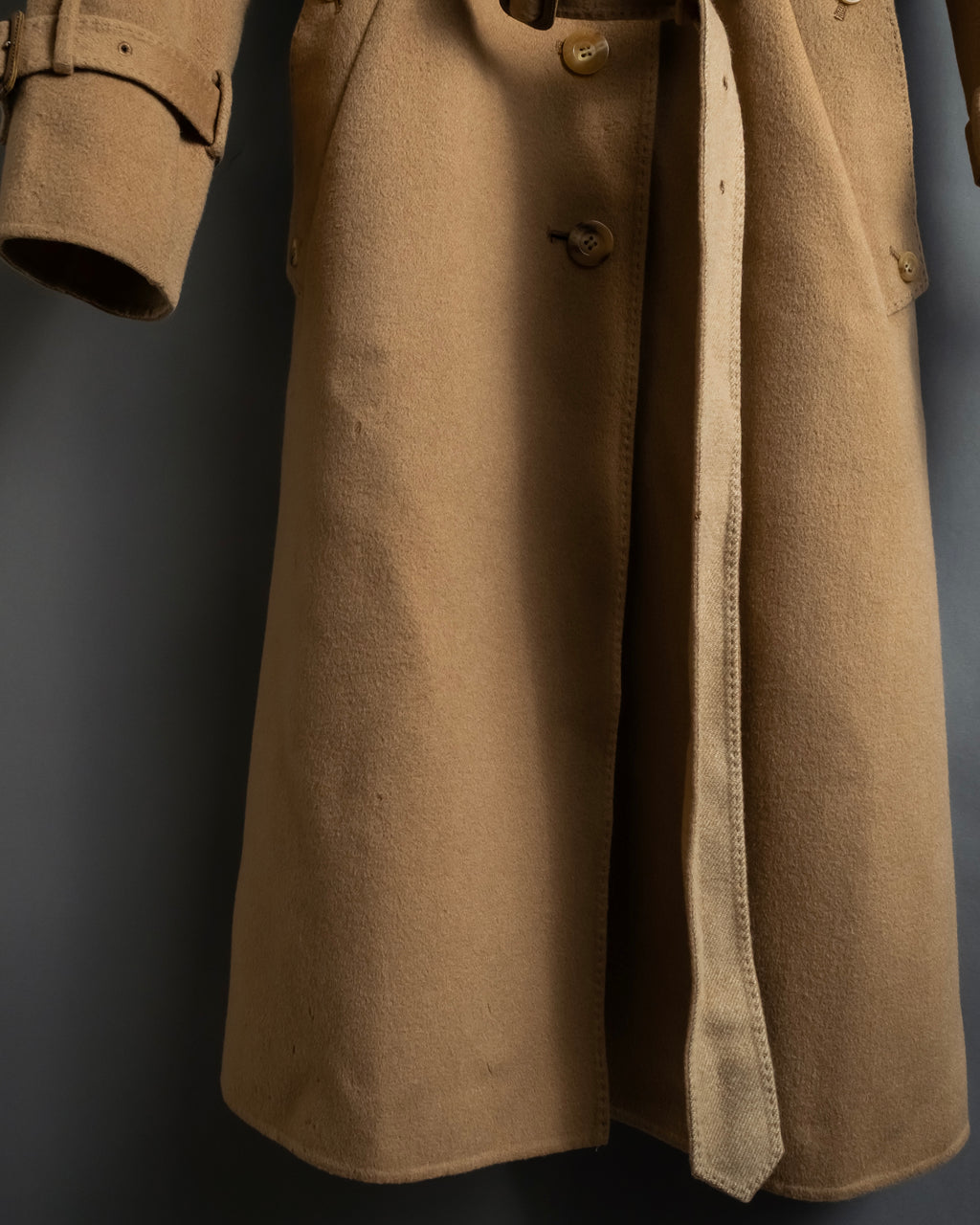 "Aquascutum" Traditional detail belted long trench coat