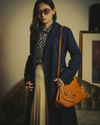 -SPECIAL- “Christian Dior” 2006-2007 Gaucho saddle leather two-way satchel