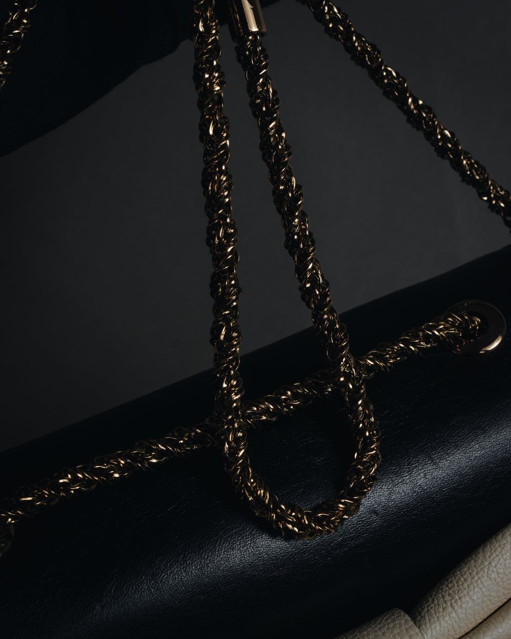 "Chloe" June bow-detail chain shoulder bag