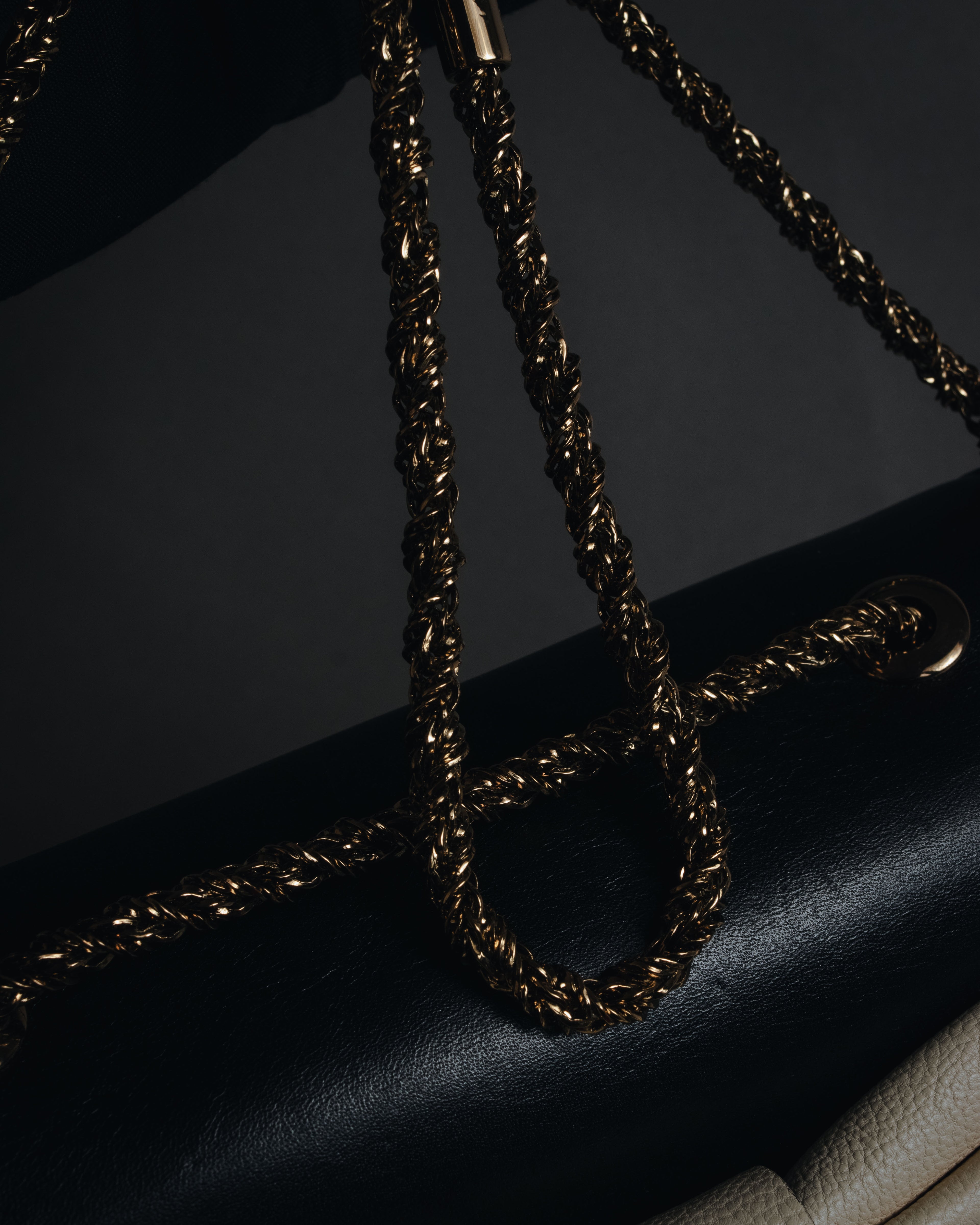 "Chloe" June bow-detail chain shoulder bag