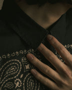 “GUCCI” 2011-12 Bandana panel print shirt