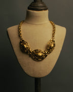 -SPECIAL- “YVES SAINT LAURENT” 80’s-90’s Baroque statement necklace
