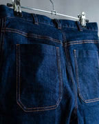 "BOTTEGA VENETA" Wide straight silhouette fisherman denim pants