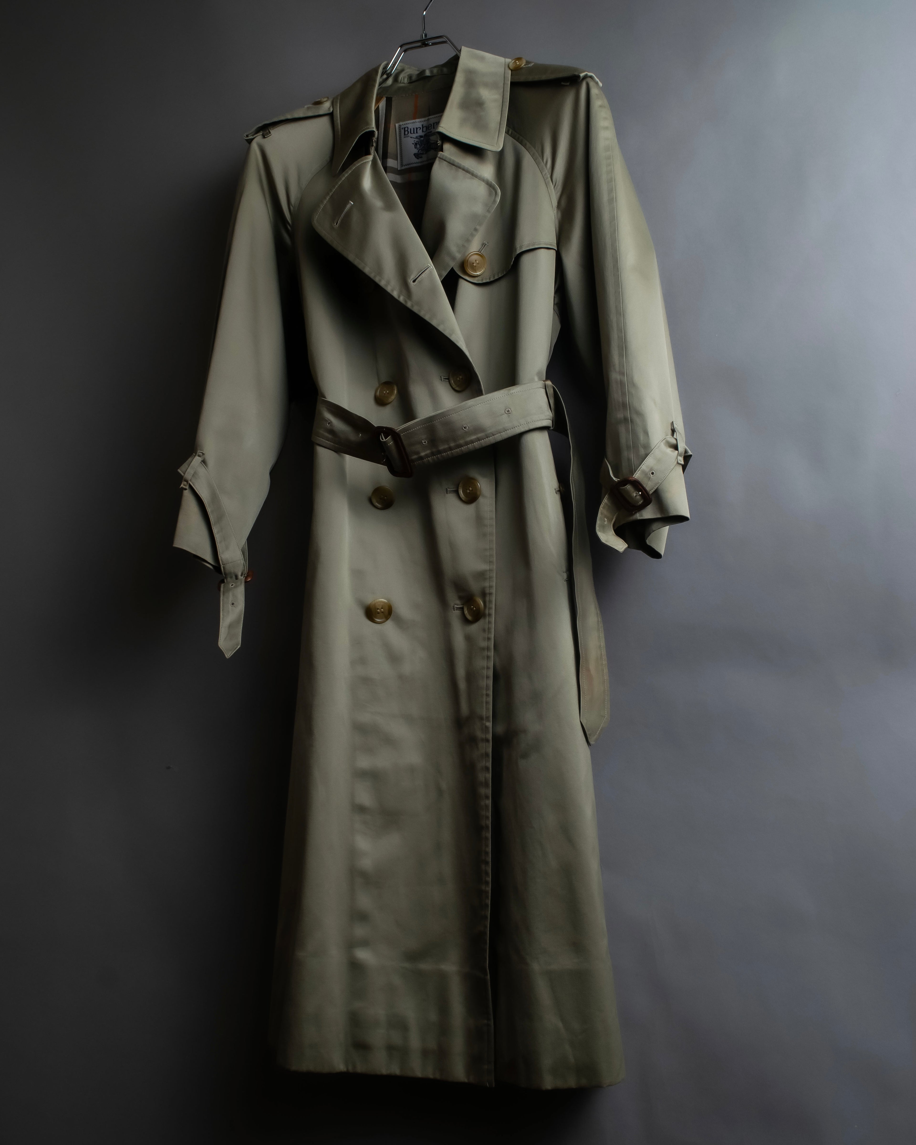 "Burberrys" Vintage water-repellent cotton oversized trench coat