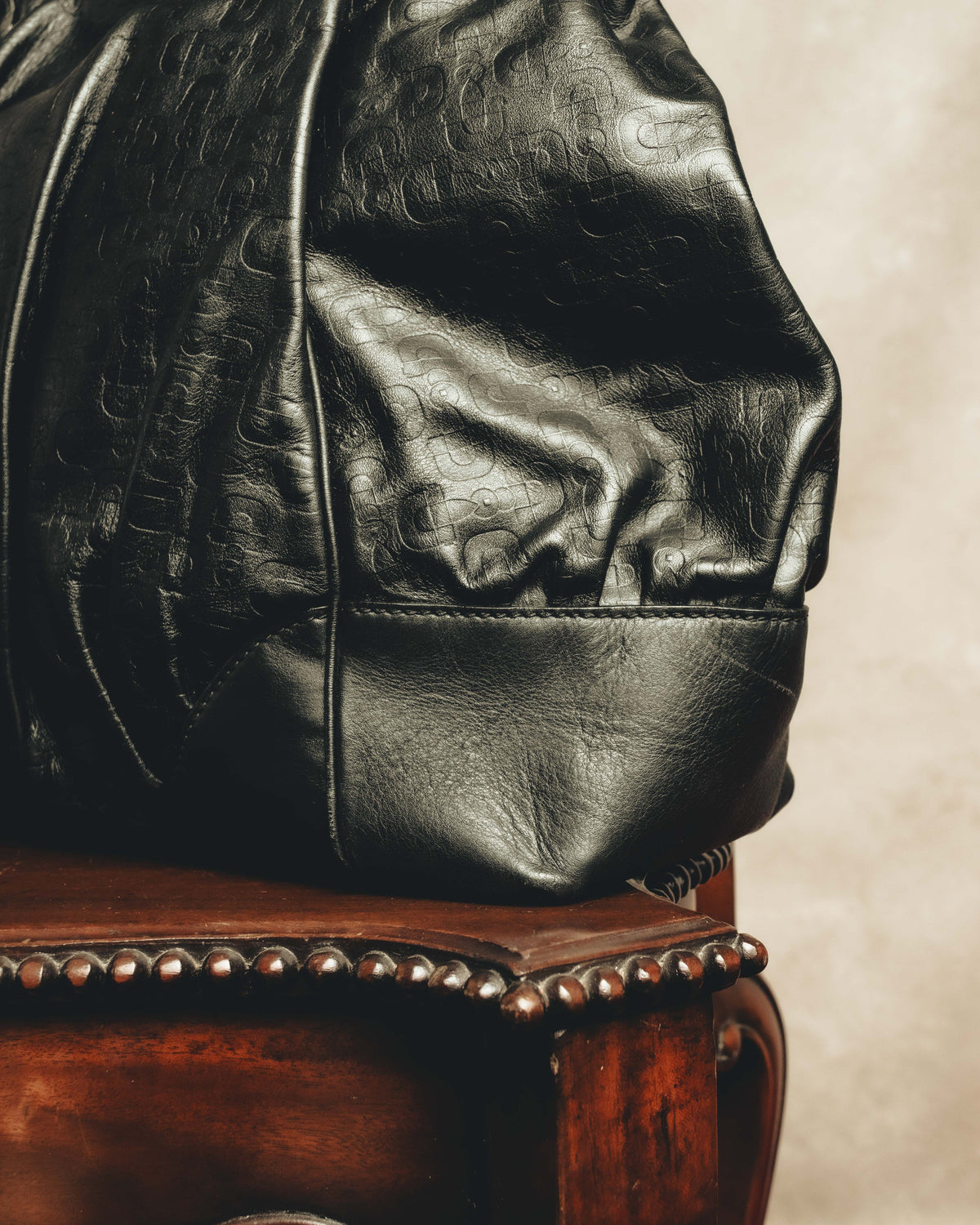 "GUCCI" 00's-10's Slouchy oversized leather tote bag