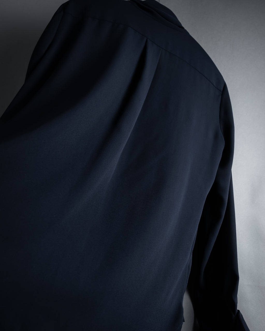 "Maison Margiela" 16SS Bow tie draping shirt