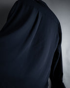 "Maison Margiela" 16SS Bow tie draping shirt