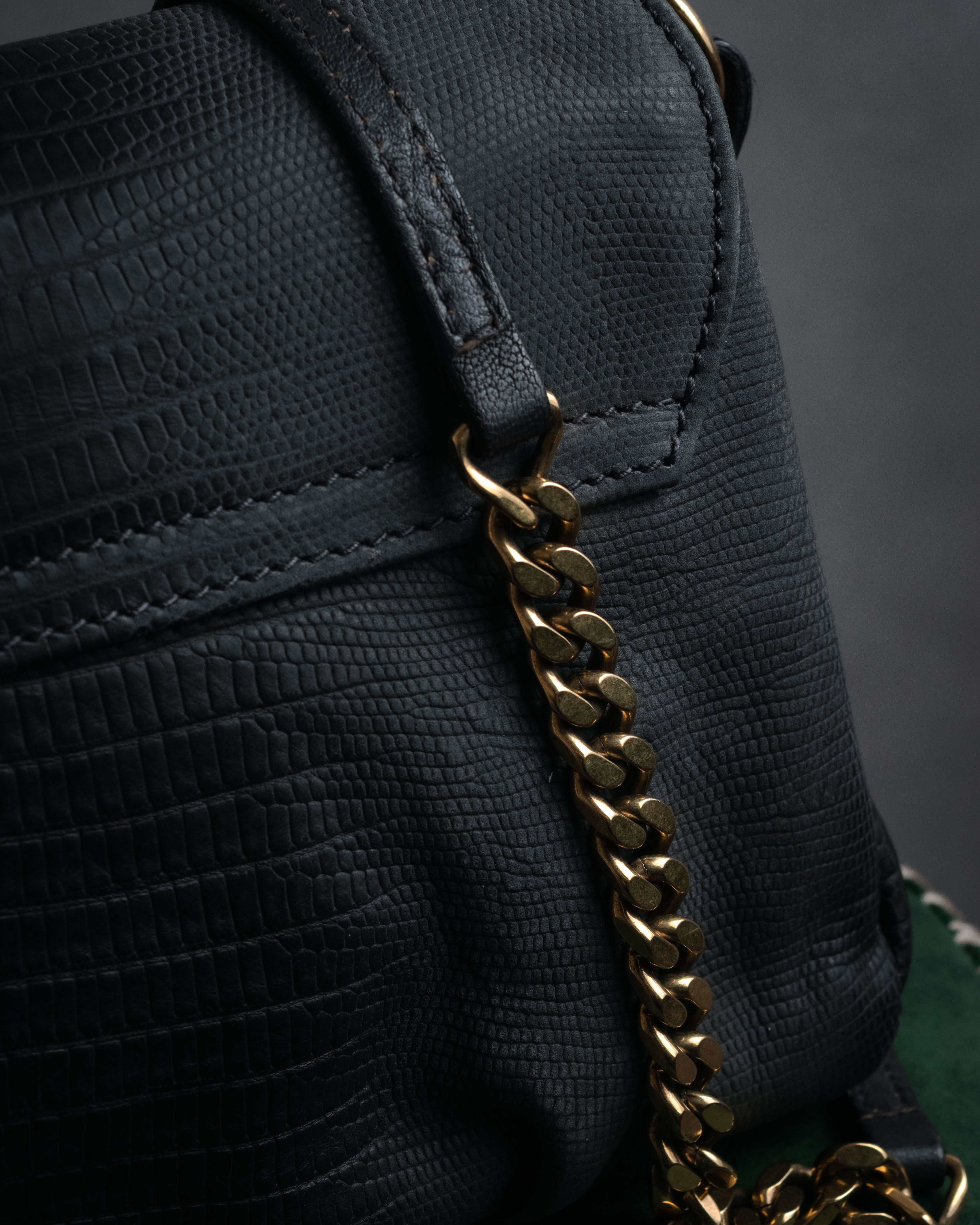YVES SAINT LAURENT (イヴ・サンローラン) - リザード型押し YVES SAINT LAURENT (イヴ・サンローラン) - リザード型押し