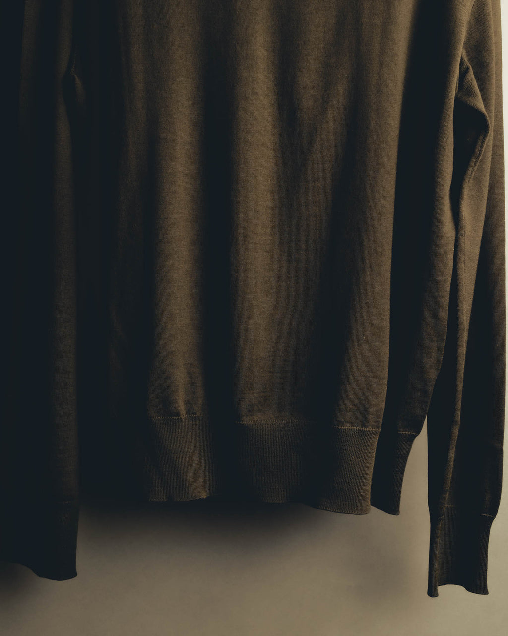 “HERMÈS” 90’s-00’s Extra-fine merino wool crewneck knit