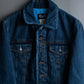 “D&G” Tweed attached bijou button denim jacket