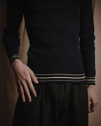 "Jean Paul GAULTIER CLASSIQUE"
Mid 90s nylon rib knit sweater