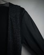 “DRIES VAN NOTEN” 90’s–Early 00’s Cashmere and silk layered belted cardigan