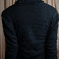 "ISSEY MIYAKE me" Textured material shawl collar short length jacket