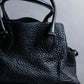 "FENDI" Ethnico grained leather hand bag