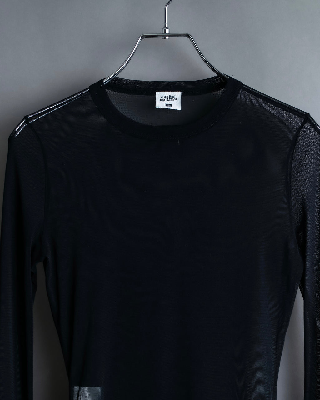 “Jean Paul Gautier” Fringe detailed  asymmetry shear top