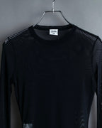 “Jean Paul Gautier” Fringe detailed  asymmetry shear top