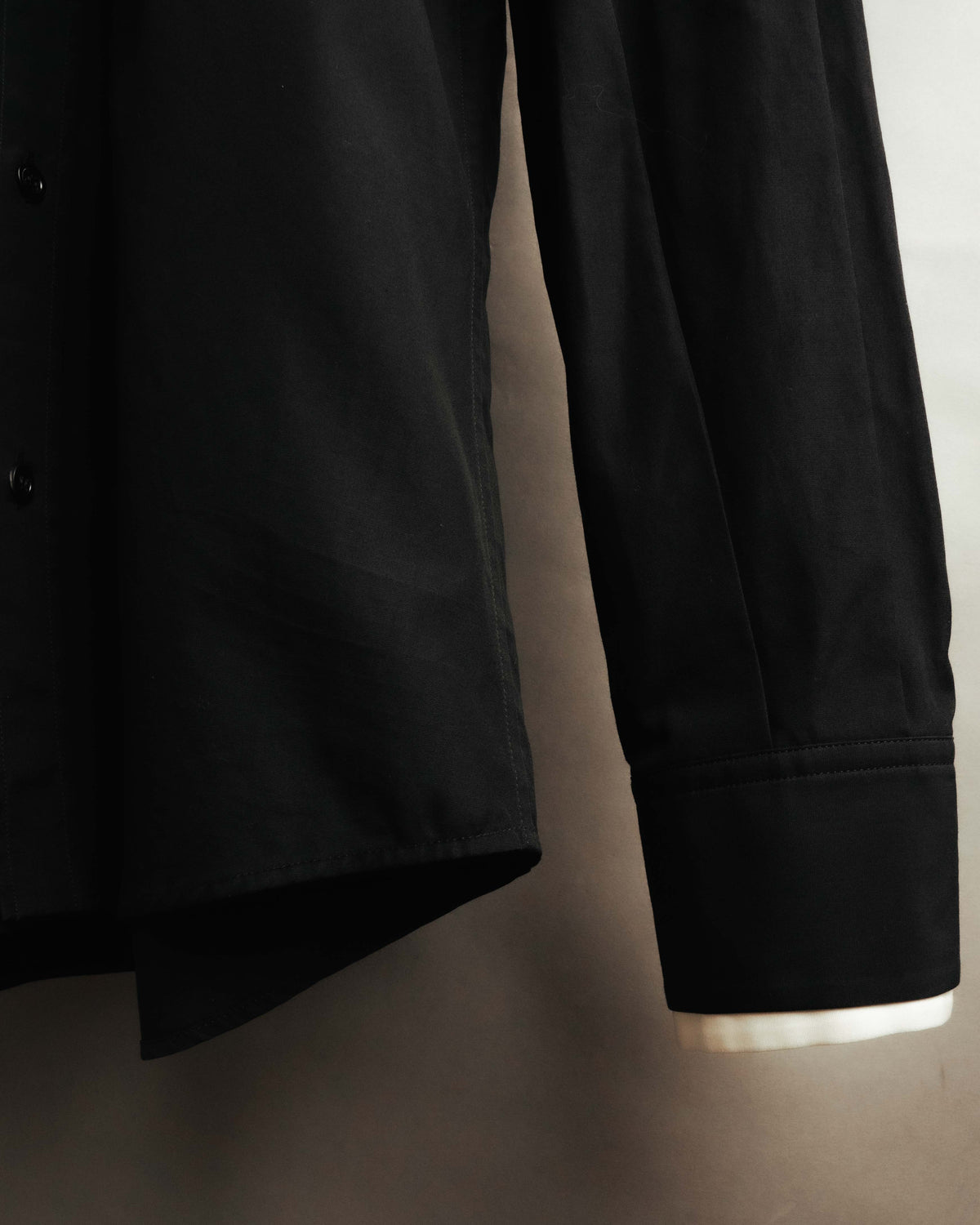 “Alexander McQueen” 10’s Layered double-collar contrast trim shirt