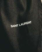 -SPECIAL- “Saint Laurent” 20’s Le Maillon smooth leather chain wallet