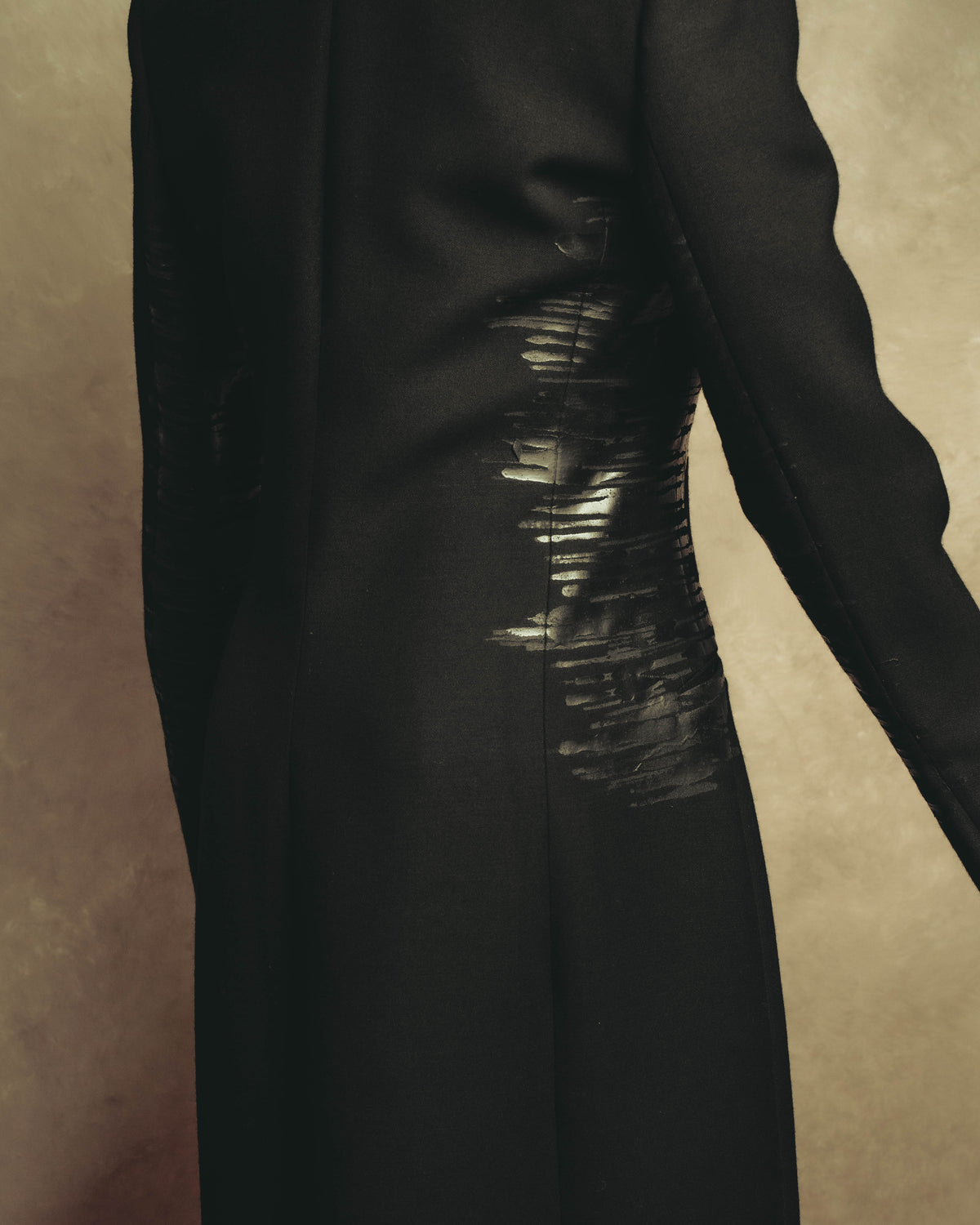 "Bottega Veneta" 90's-00's Sculptural tailored long coat