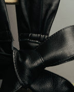 "HOXTON BOUTIQUE" 00's-10's Pebbled leather scarf belt