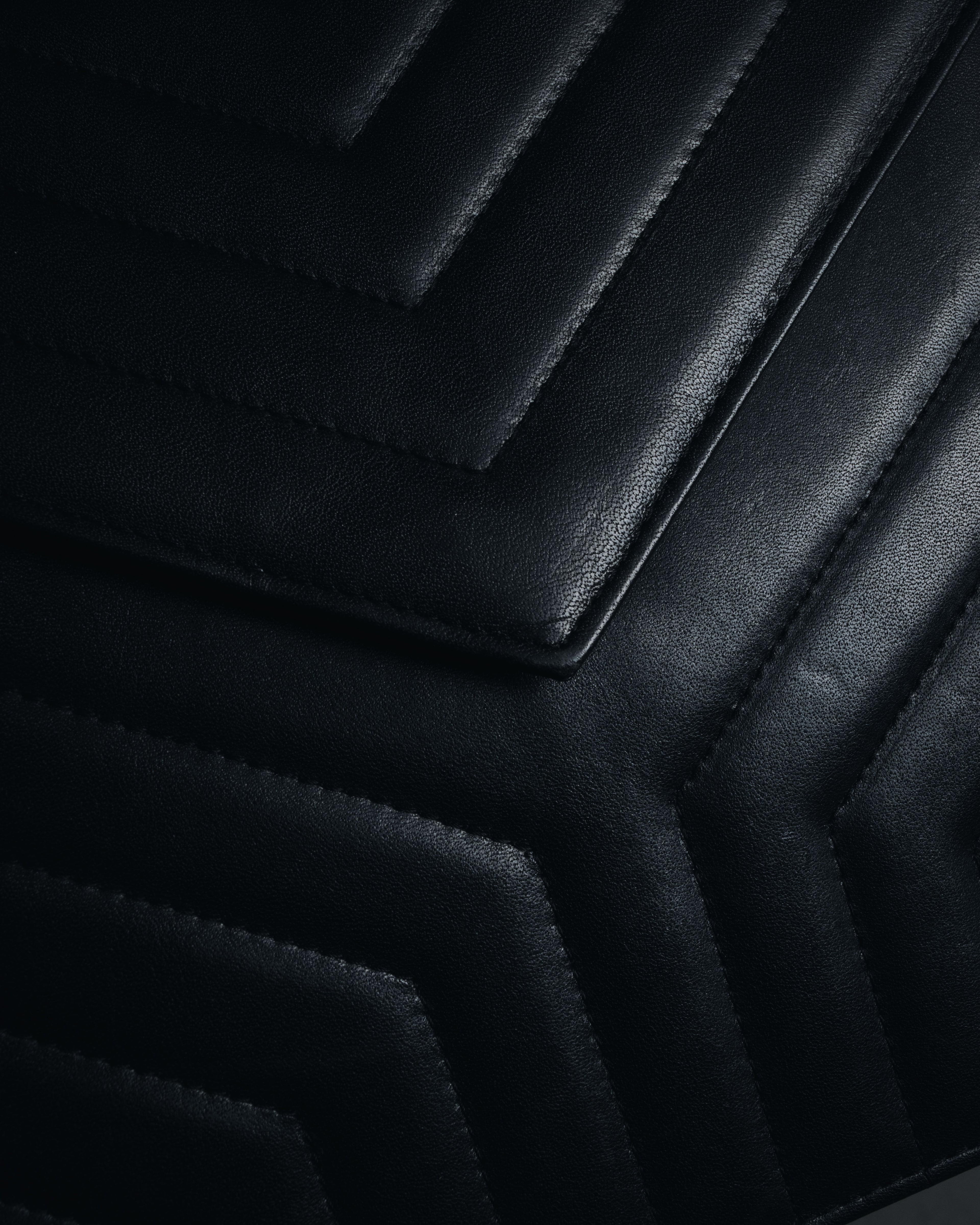 "Yves Saint Laurent" Late 80’s–early 90’s chevron quilted cassandre shoulder bag