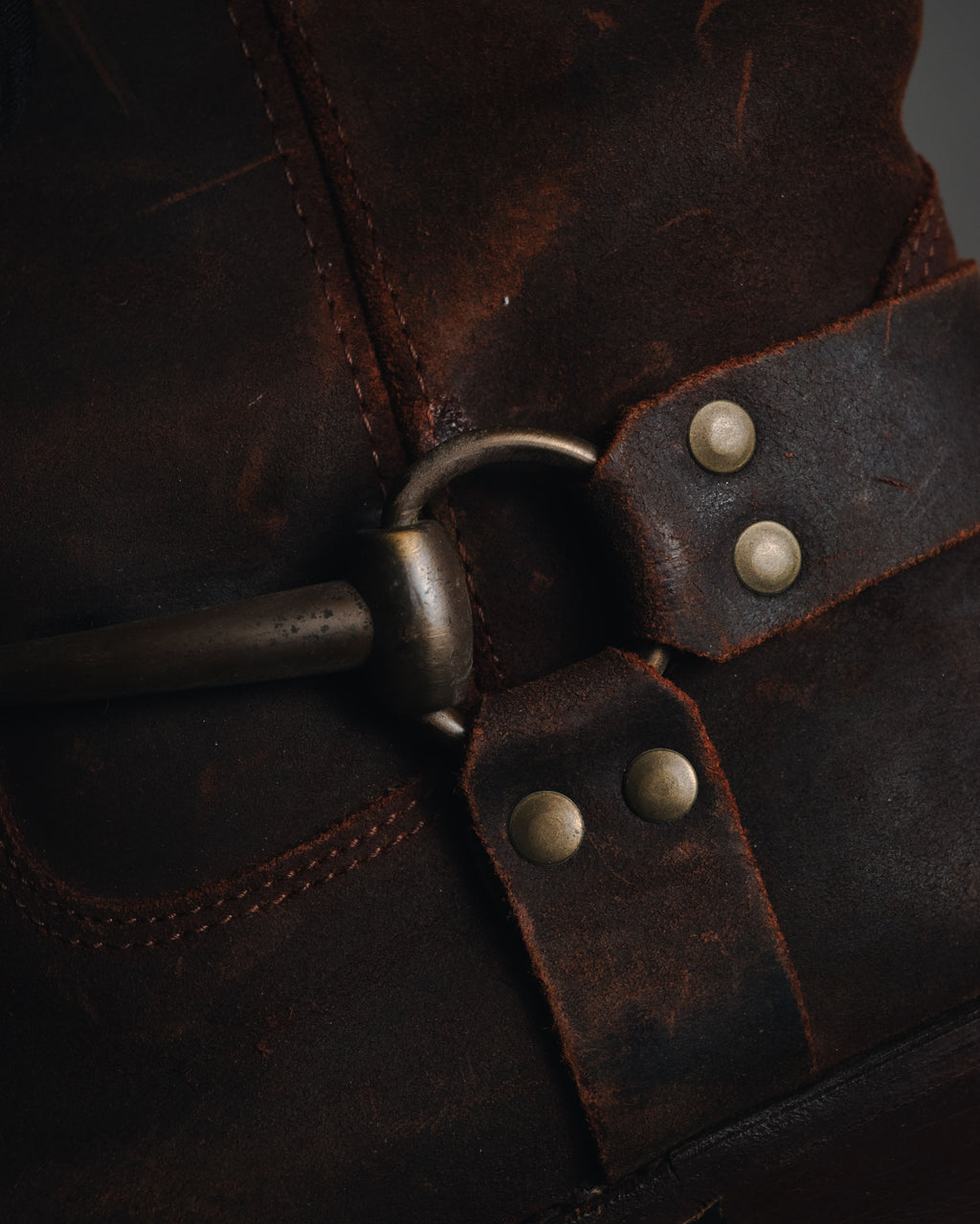 "GUCCI" 00’s equestrian harness long boots