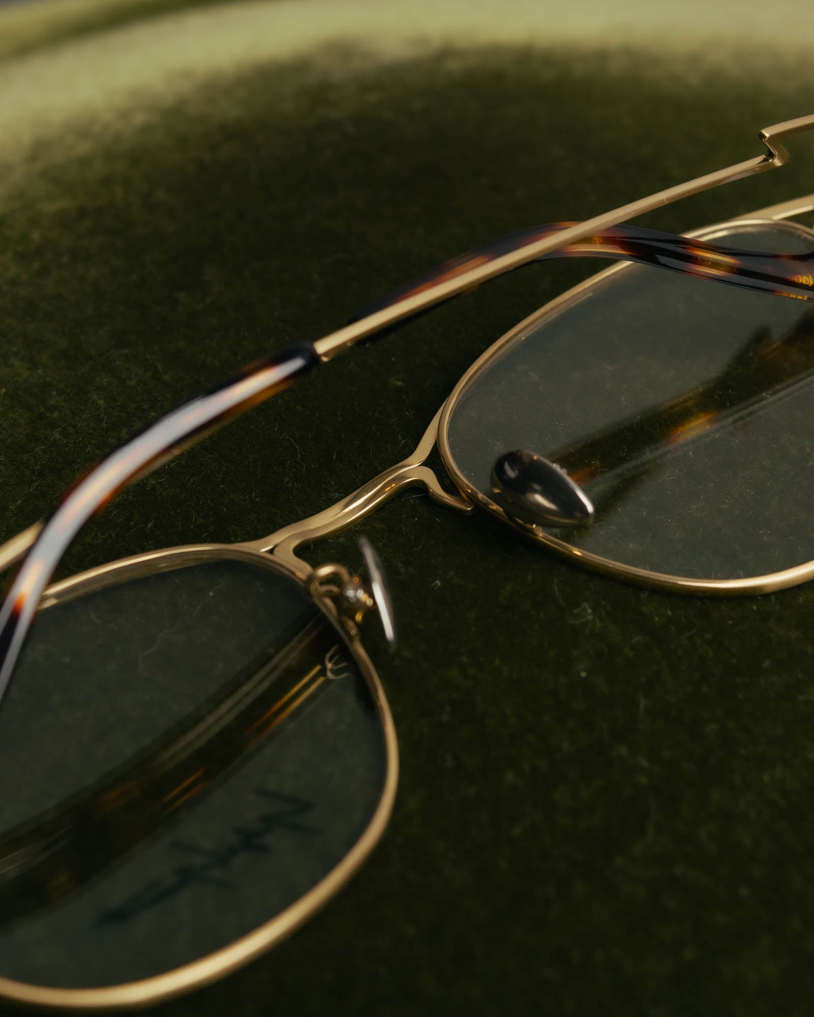 “Yohji Yamamoto” 2019-2021 Y motif browline optical glasse