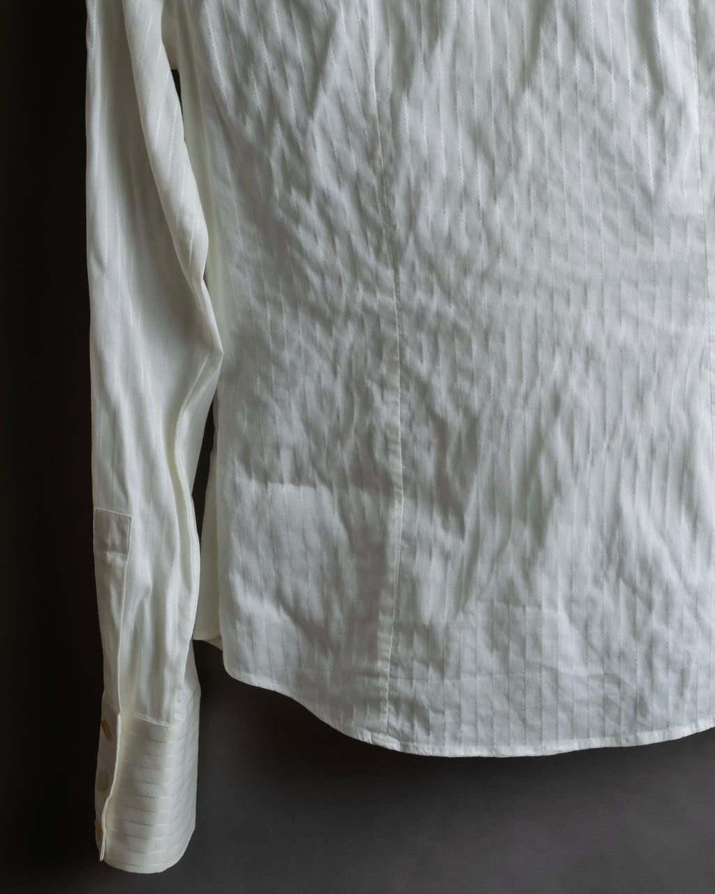 "GIORGIO ARMANI" Delicate striped white shirt