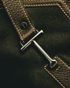 "TOD'S" 00's-10's Textured haircalf leather shoulder bag