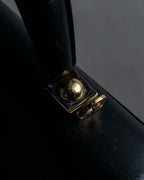 "Salvatore Ferragamo" Gancini motif leather hand bag