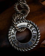 "CELINE" Rope twist design silver bracelet