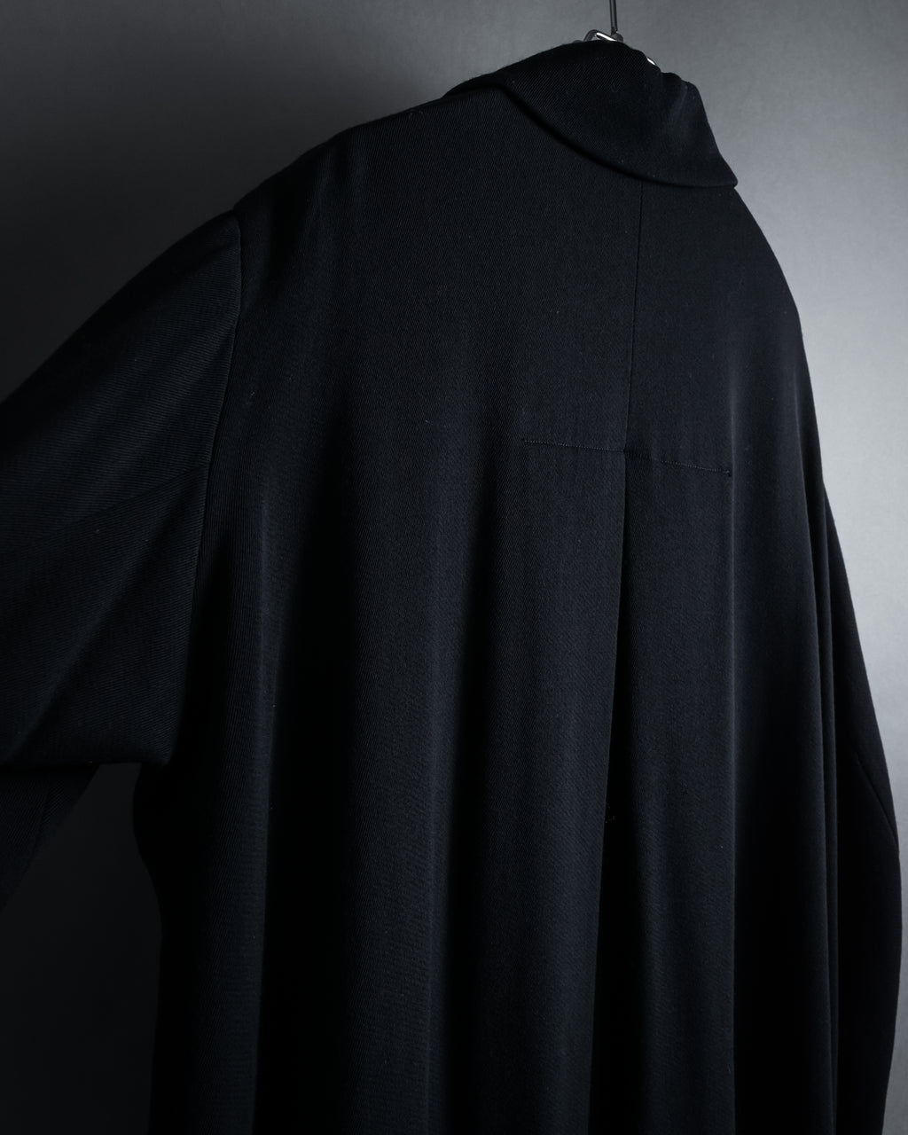 -SPECIAL- "Y's" 15AW Cape design panel oversized stand collar coat