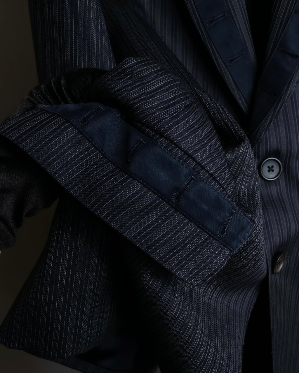 "PAUL SMITH" Satin-switched striped tailored jacket