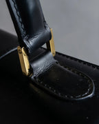 "CELINE" Ringlock design leather hand bag