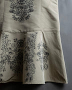 "RED VALENTINO" Baroque print sleeveless dress