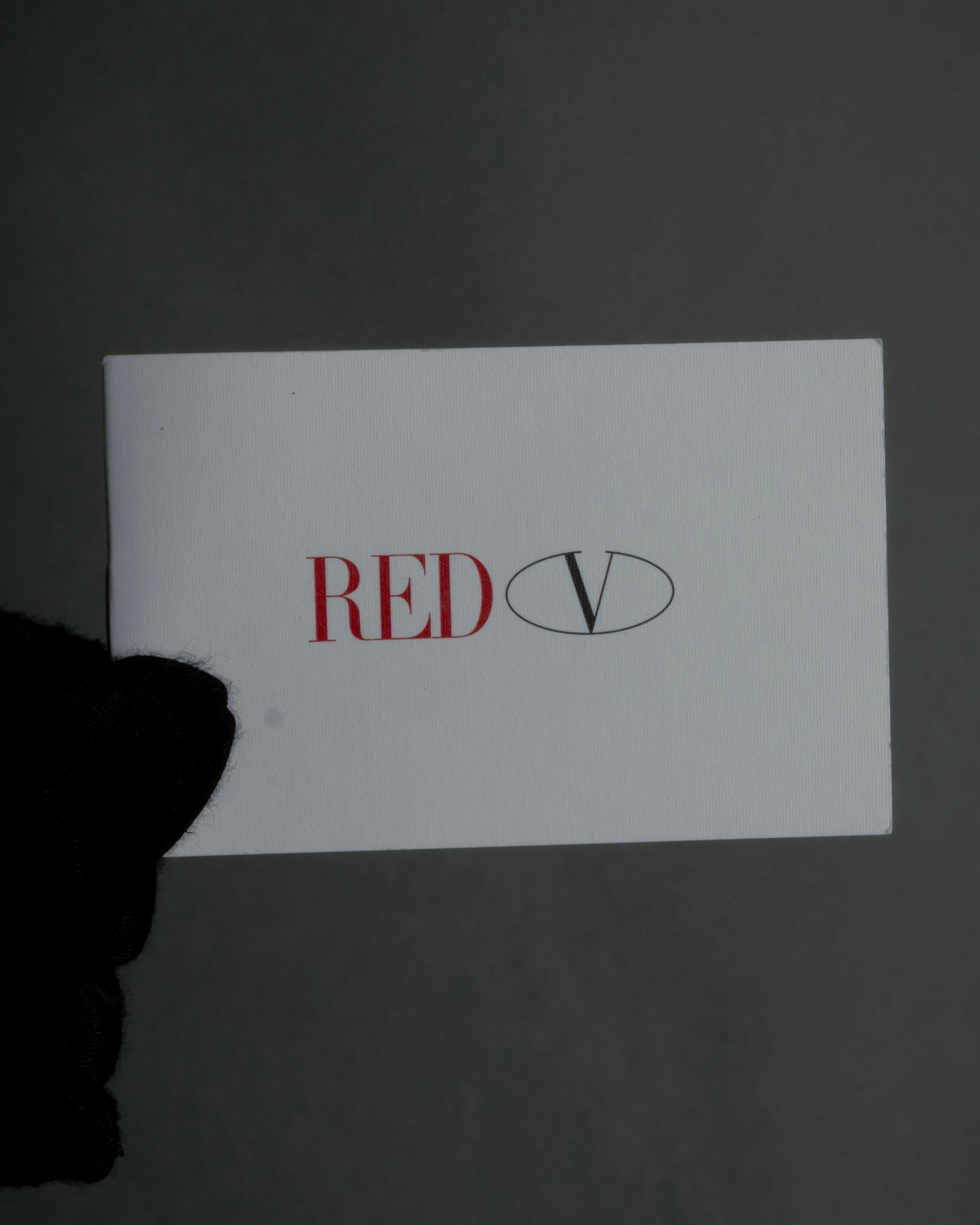 "RED VALENTINO" Bow motif Rosso color leather narrow belt