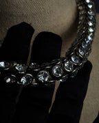 "DRIES VAN NOTTEN" 2022's Double crystal detail magnetic choker