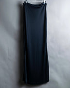 "GUCCI" Maxi-length glossy rayon skirt