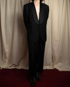 "CHRISTIAN DIOR MONSIEUR" Classical tailored Zegna base satin tuxedo set up