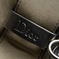 "Christian Dior" Gaucho saddle one shoulder leather bag