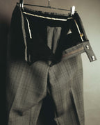 -SPECIAL- “GUCCI” 2019-2021 Glen check double-breasted wool suit