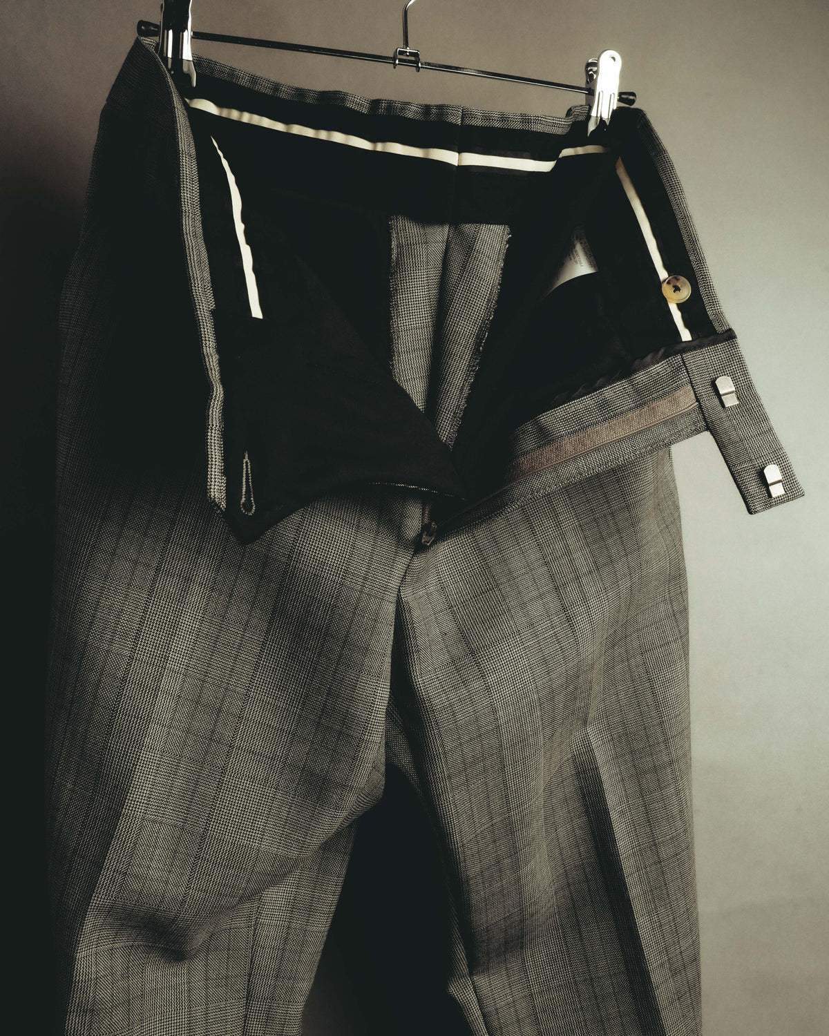 -SPECIAL- “GUCCI” 2019-2021 Glen check double-breasted wool suit
