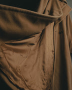 “MaxMara” 90’s-00’s Angora blend double breasted long coat