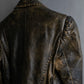 "ROBERTA SCARPA" 100% lamb leather gathered design shaped jacket